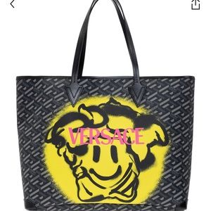 Versace Medusa Greca Smiley Tote Shopper